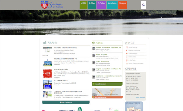 Nouveau site web municipal